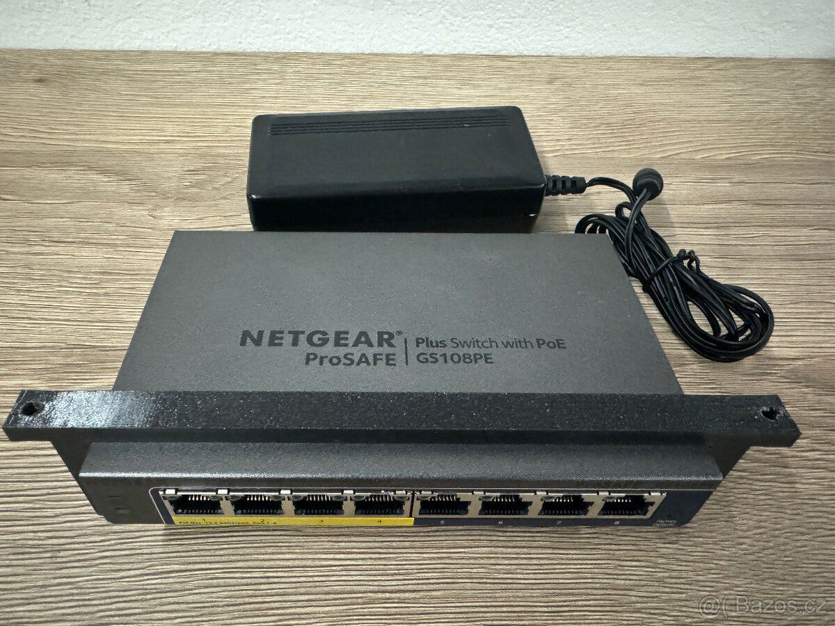 Síťový switch Netgear GS108PE ProSafe Plus V3