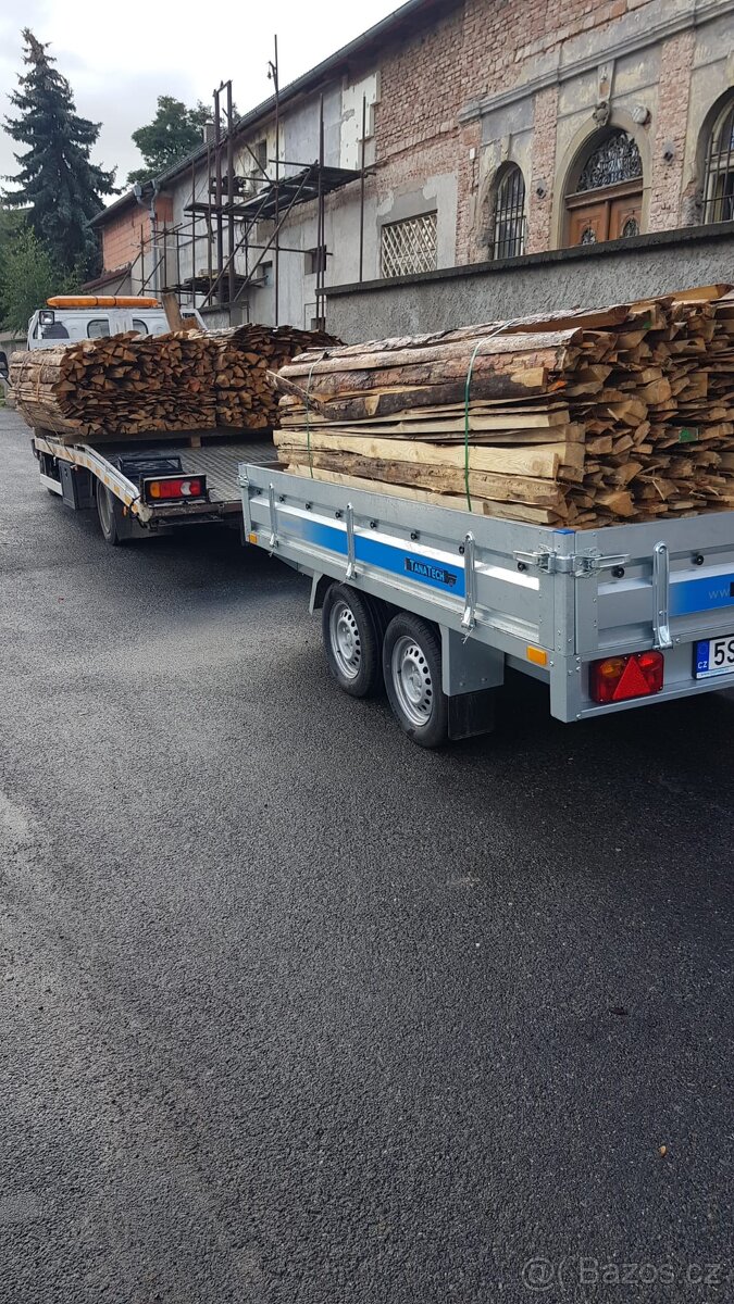 Palivové dřevo-balíky,odřezky krajinky 1,0x1,2 m délka 4 m