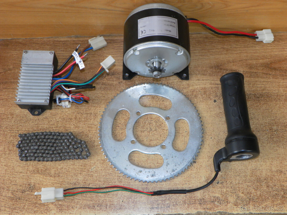 Elektromotor s ovládáním a řetězovým převodem 24V / 250W