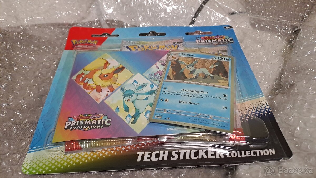 Pokémon TCG Prismatic Evolutions - Tech sticker collection