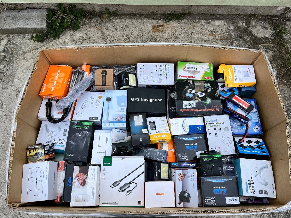 Paleta elektro zboží – Kategorie A – NOVÉ