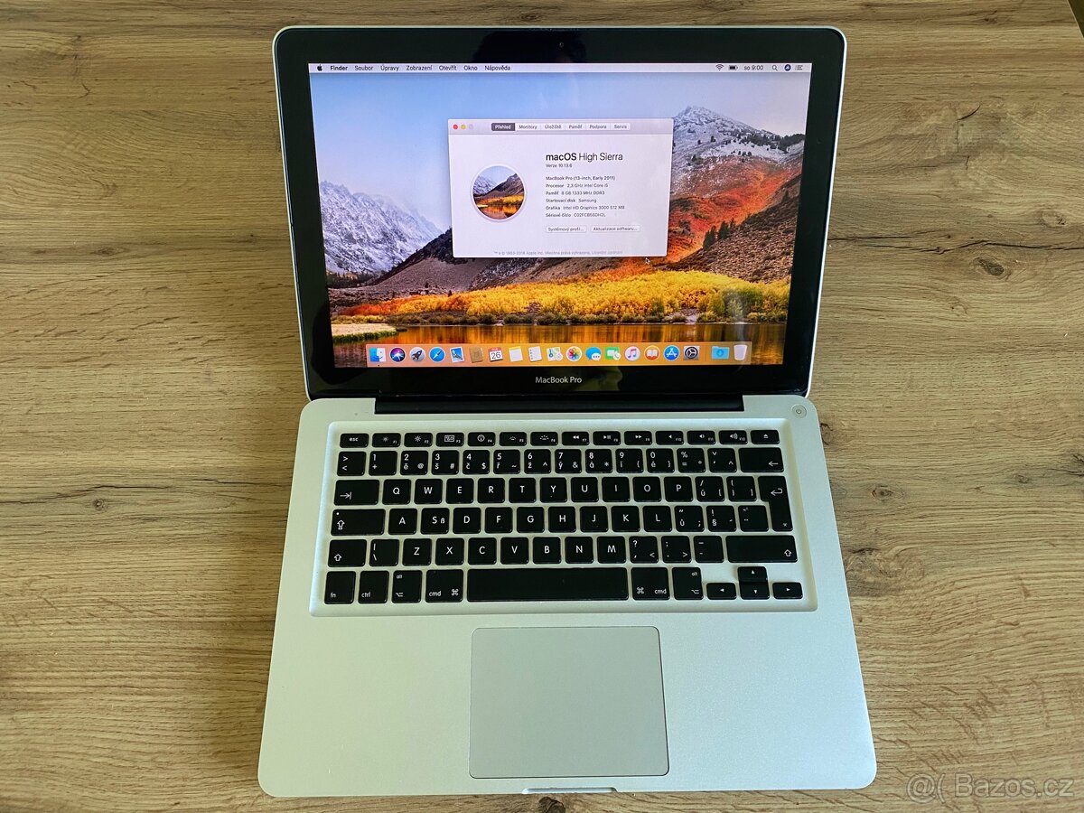 Macbook Pro 2011, CZ klávesnice, příslušenství