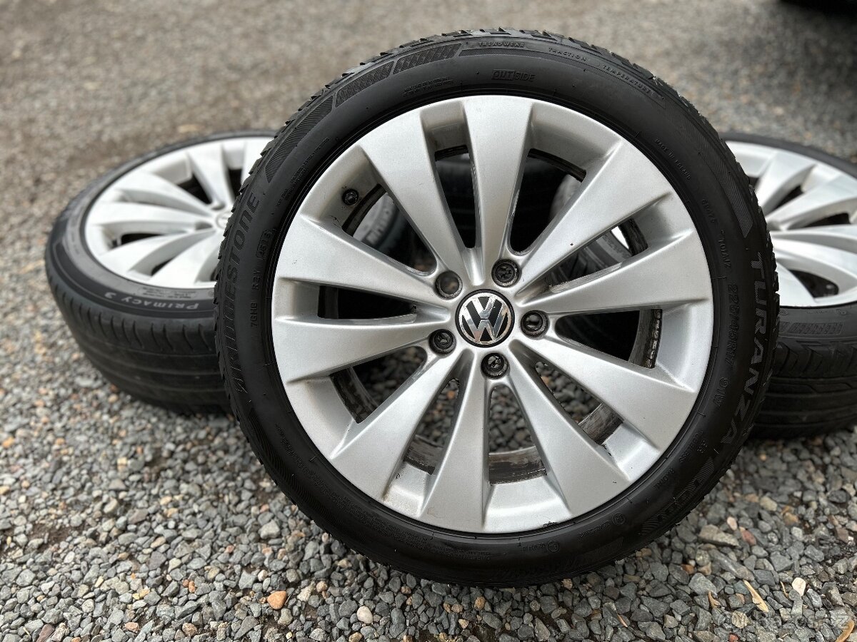 Alu orig letní sada VW Phoenix 5x112 8J ET41 225/45 R17