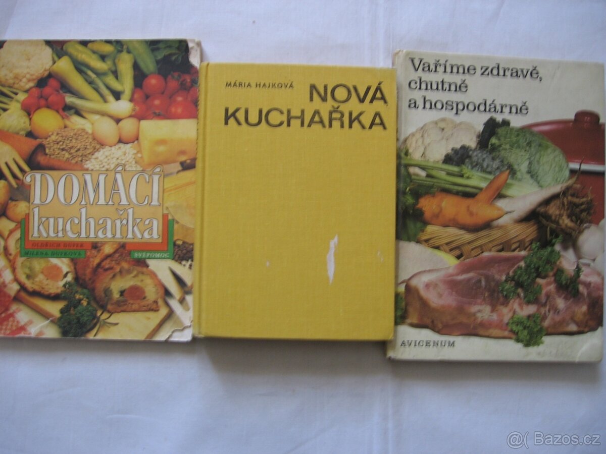 Kuchařky 3 knihy