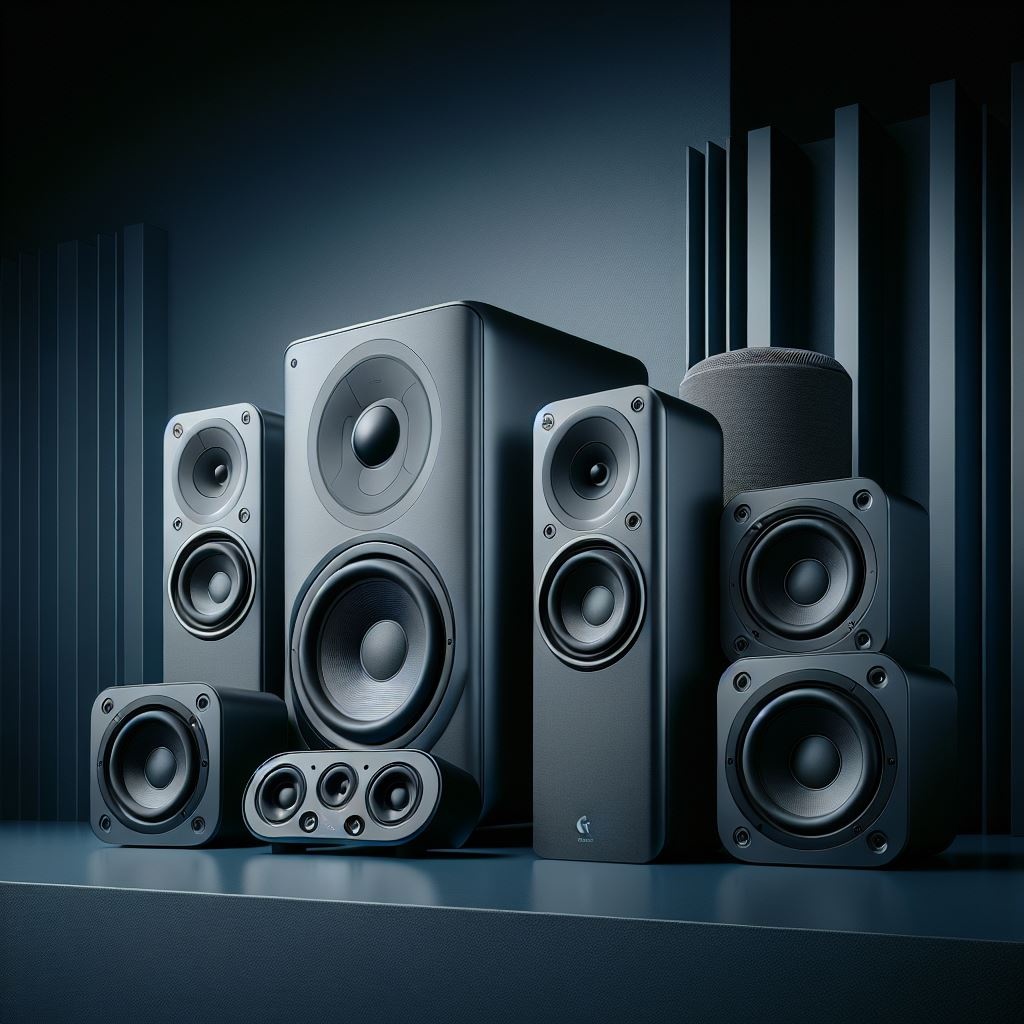 Repro Logitech Z-5500 (500W, THX, DTS) + Audio karta