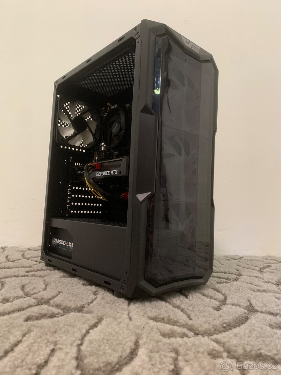 Herní Pc + monitor | Ryzen 5, RTX 3060