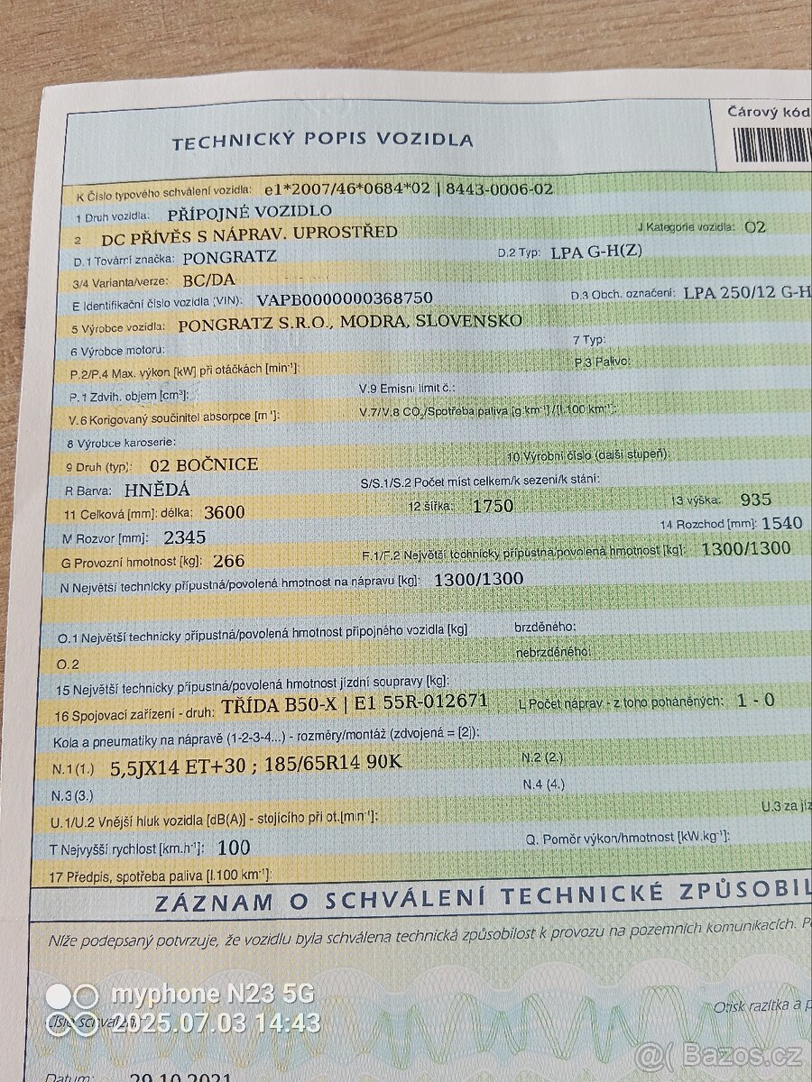 Přípojné vozidlo