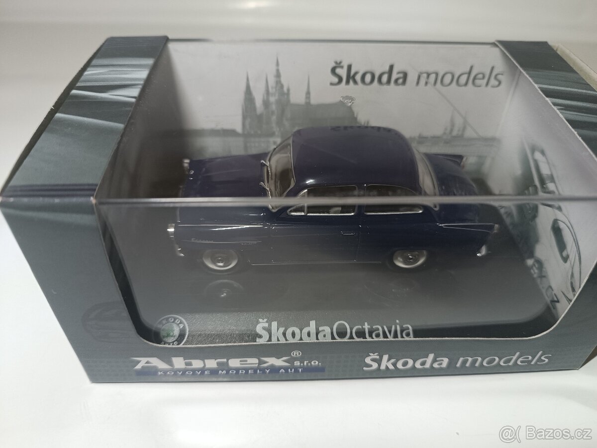 Abrex model 1/43 Škoda Octavia 1963 modrá