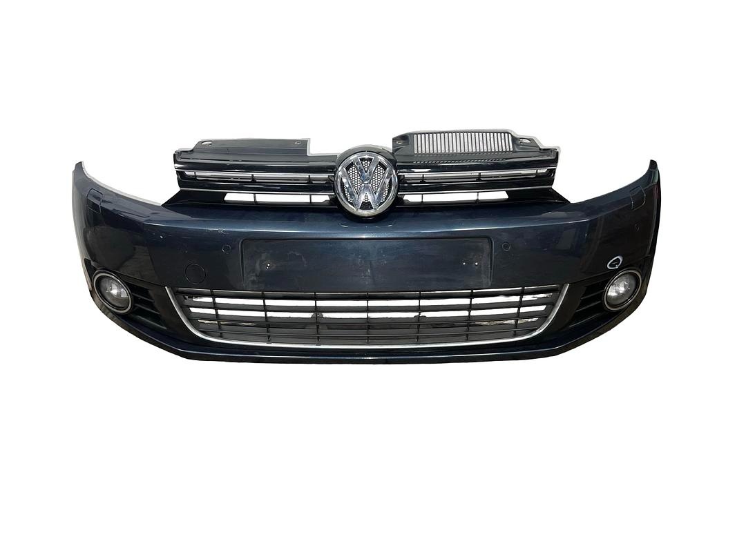 Přední nárazník modrá satin metalíza LC5F VW Golf 6 2010