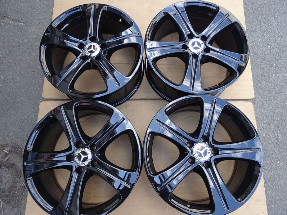 Alu disky černé Mercedes 18", 5x112, ET 43, šíře 8J