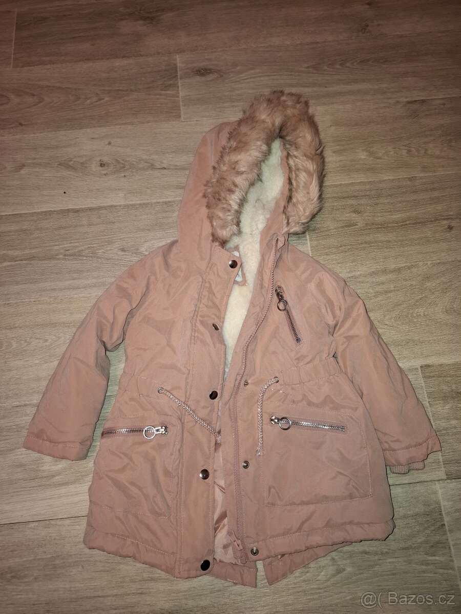 Dívčí teplá zimní bunda