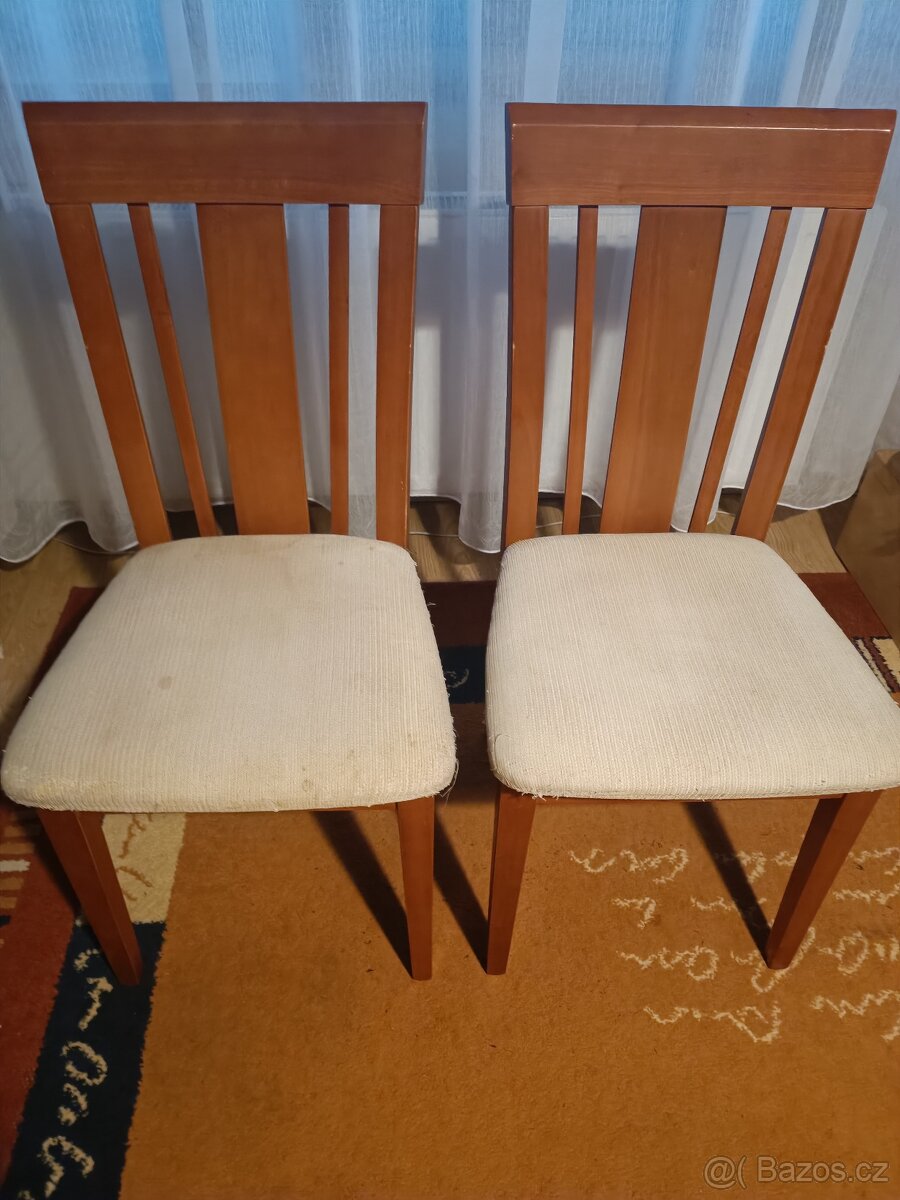 4 ks kuchyňské židle