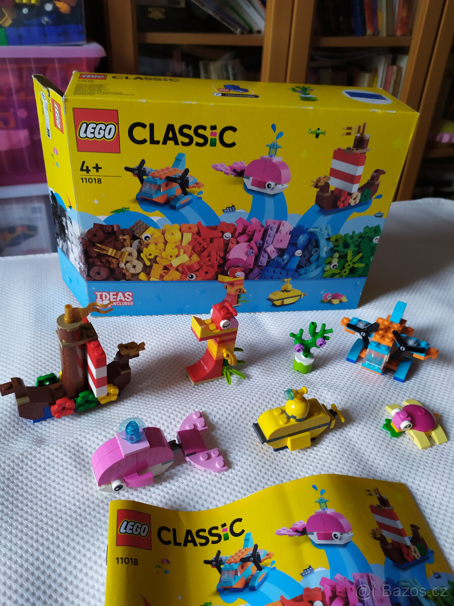 LEGO Classic 11018 Kreativní zábava v oceánu