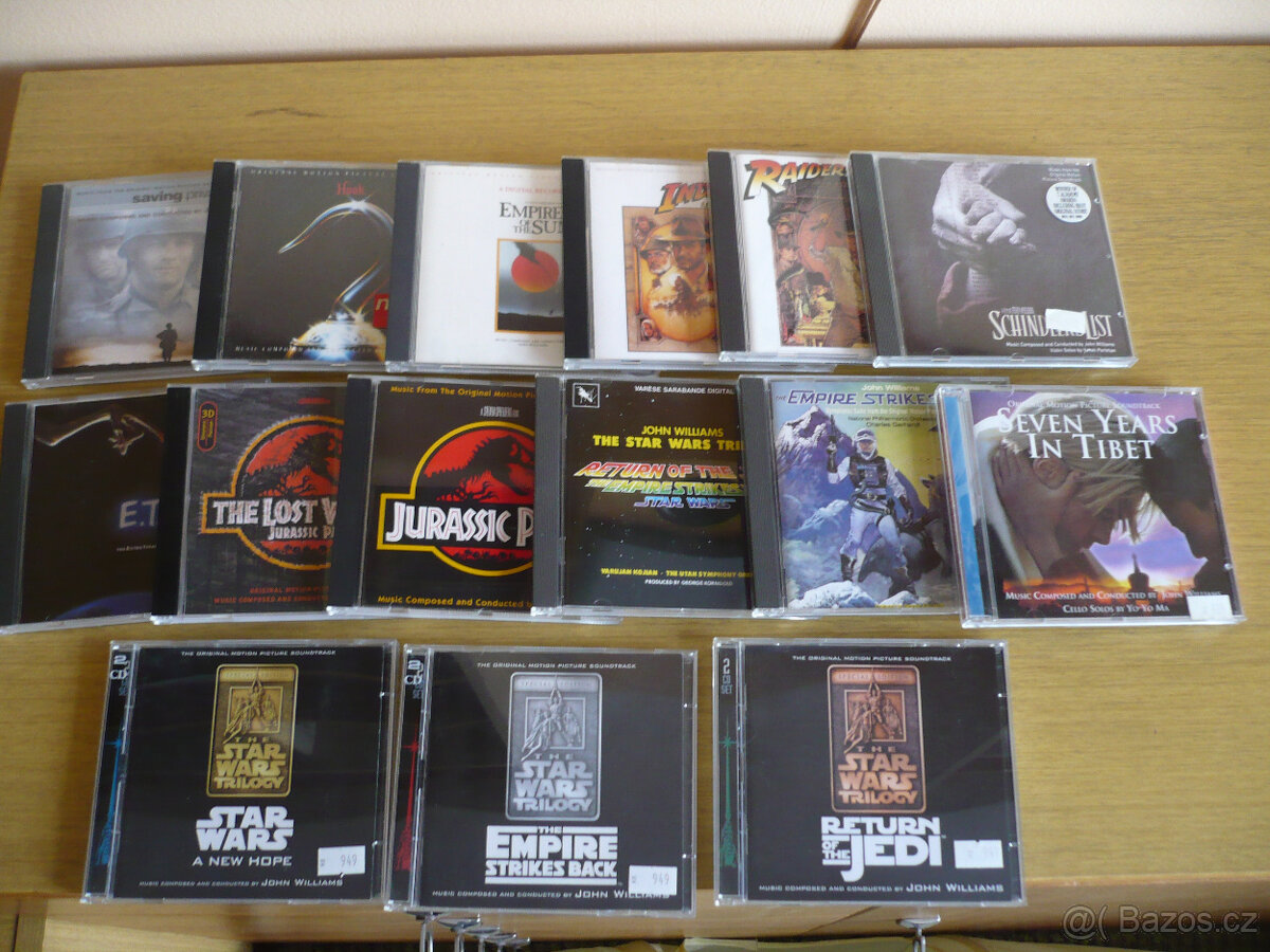 Rozprodávám sbírku soundtracků I.-- J. Willliams