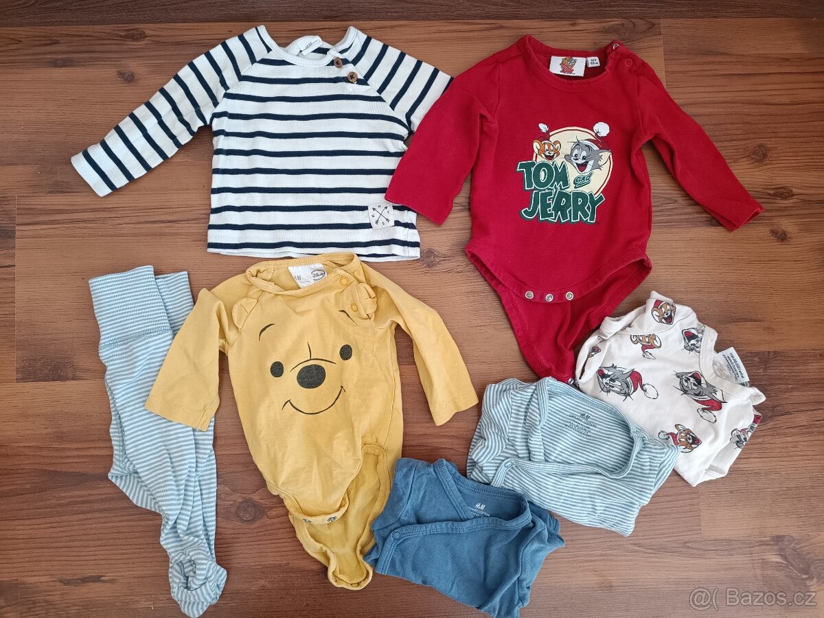 Balík oblečení velikost 0-3 měsíce