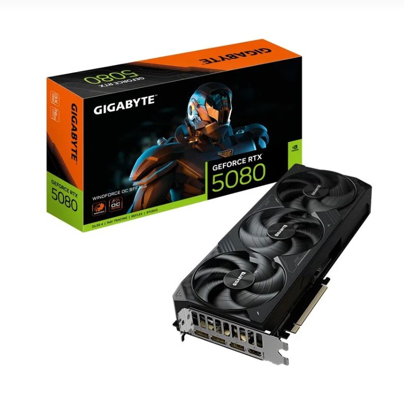 GIGABYTE GeForce RTX 5080 WINDFORCE OC SFF 16G
