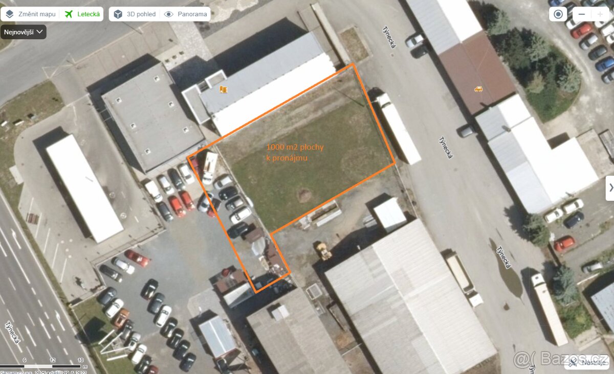 Zpevněná oplocená plocha Olomouc