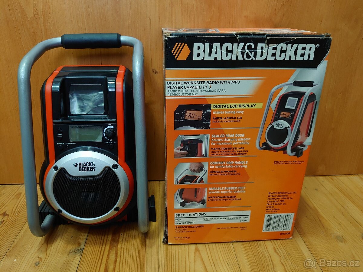 Black & Decker - rádio