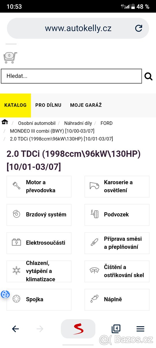 brzdové kotouče a destičky
