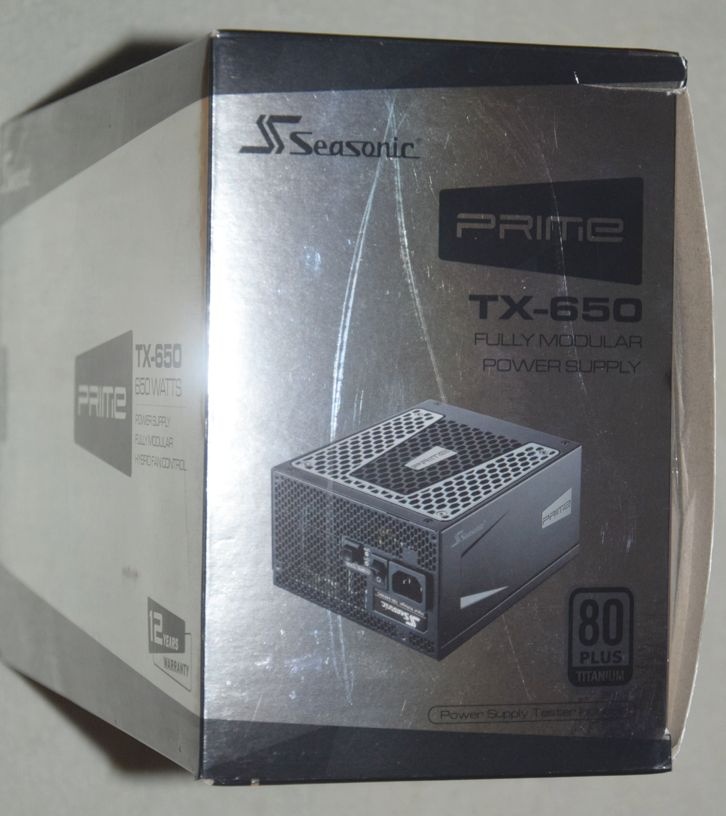 SEASONIC zdroj 650W PRIME TX-650,80+ TITANIUM, NOVÝ