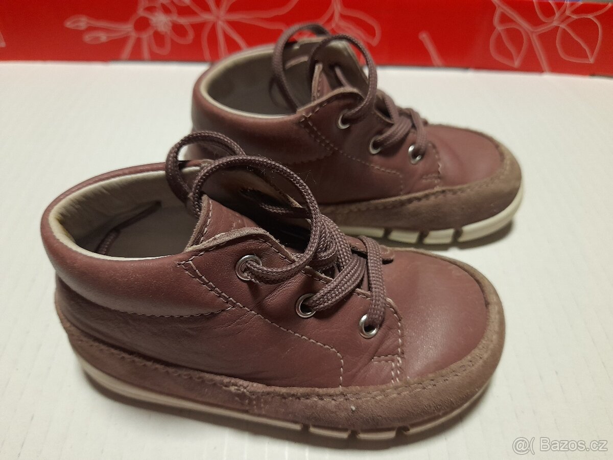 Dětské kožené kotníčkové barefoot boty Superfit