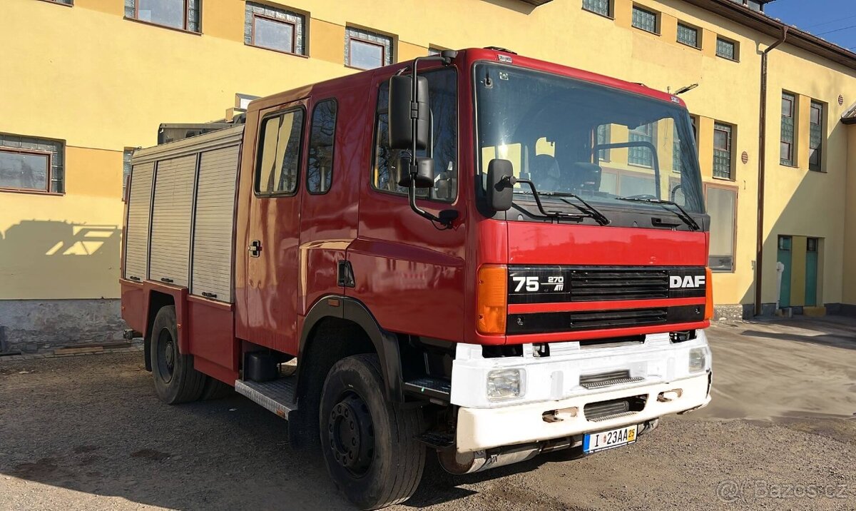 Prodáme hasičský vůz Daf 75.270 ATI 4x4