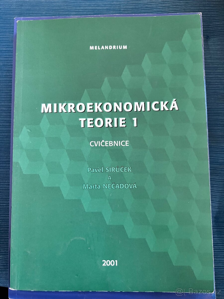 Mikroekonomická teorie 1 - cvičebnice