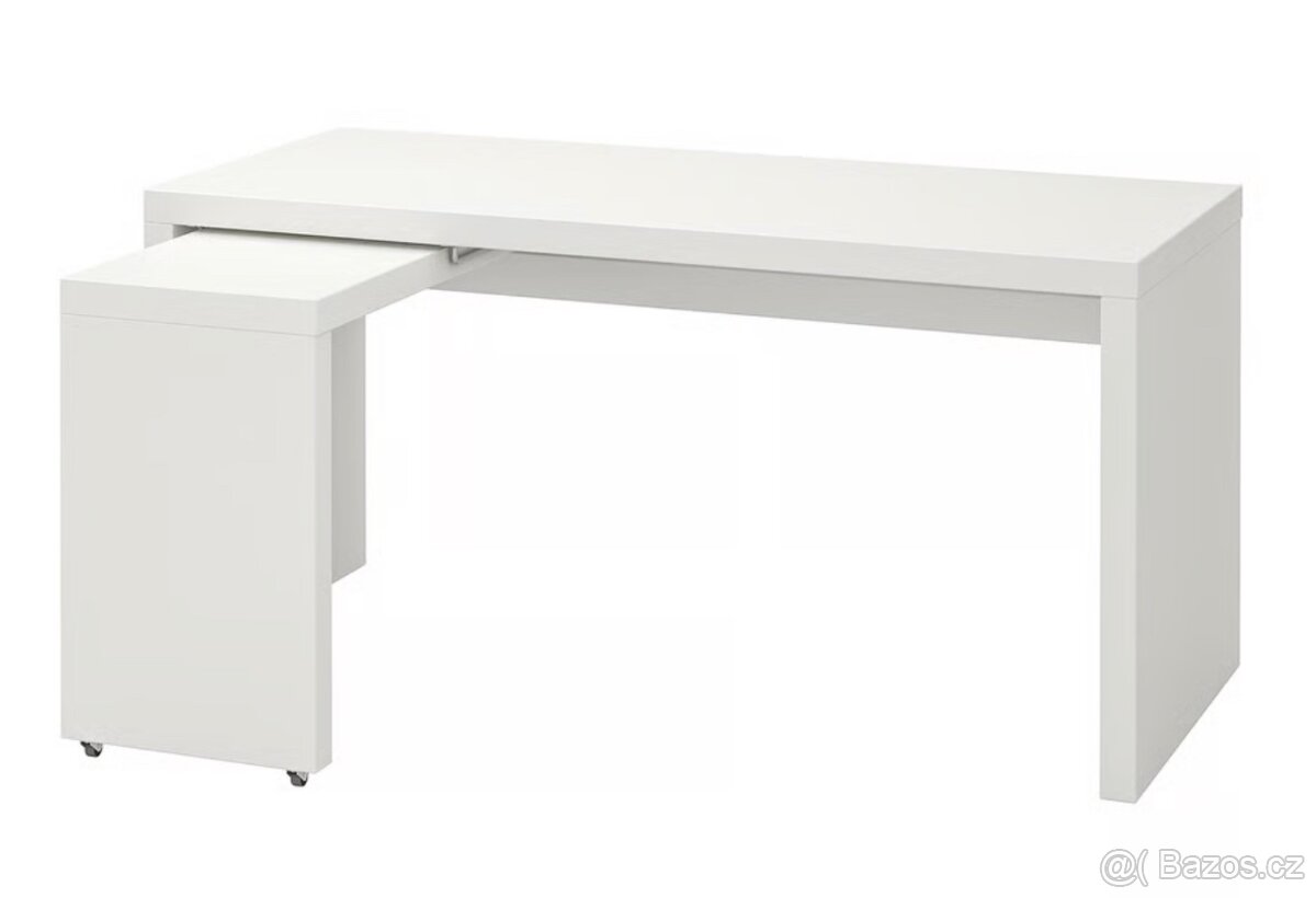 psací stůl IKEA MALM bílý