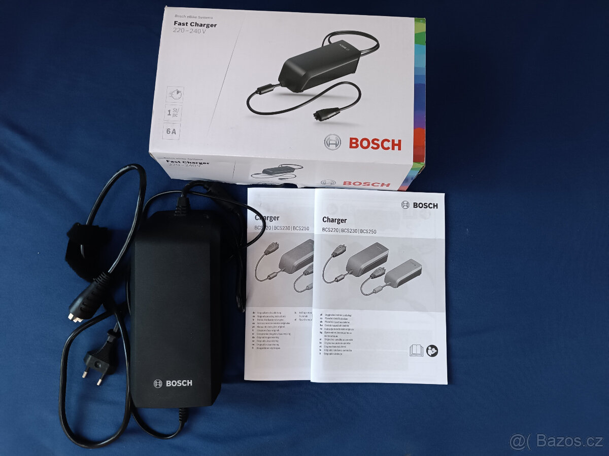 Rychlonabíječka baterií elektrokola BOSCH Fast Charger 6 A