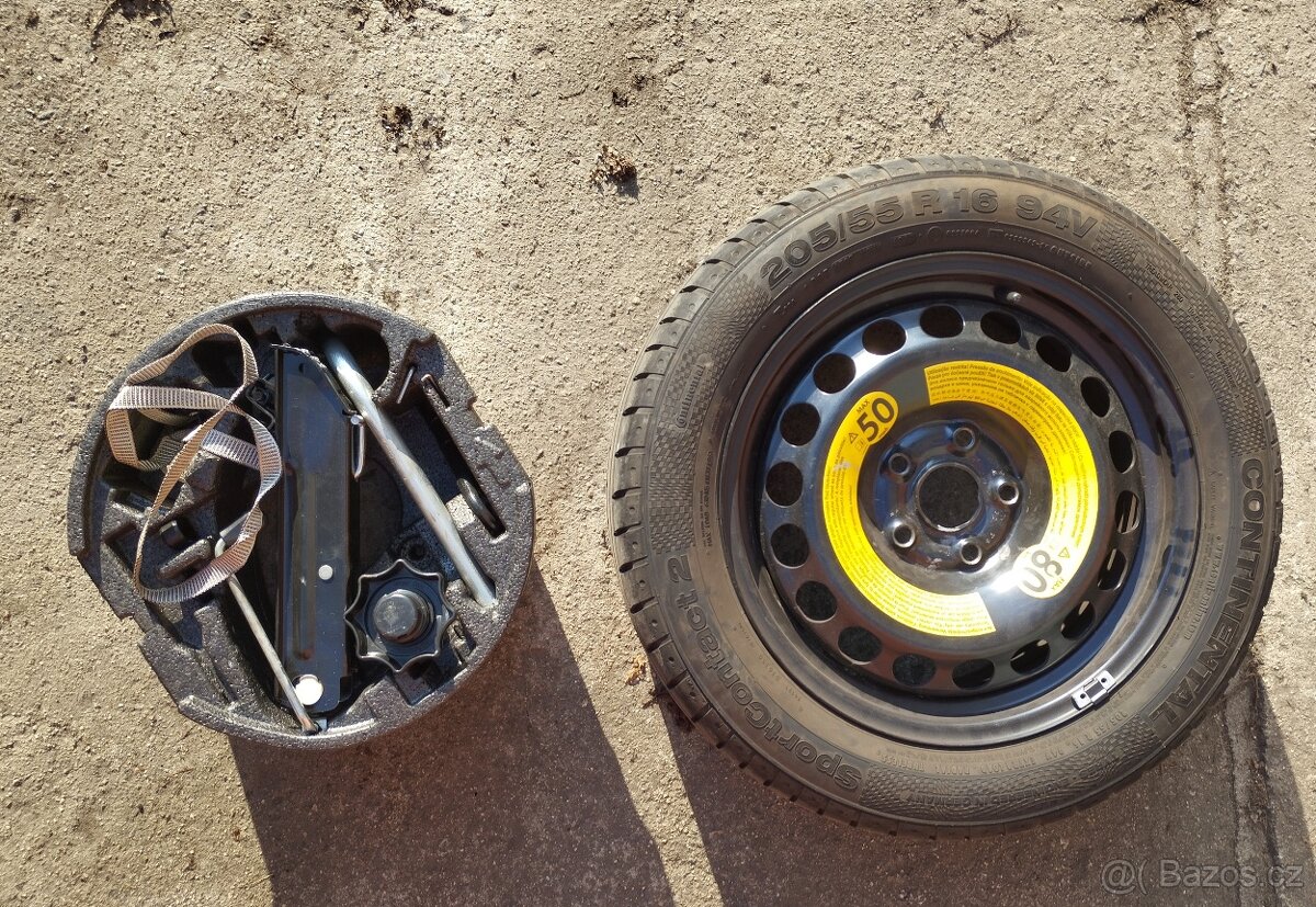 Plechový disk 5x112 7Jx16 ET45 Rezerva Škoda/ VW