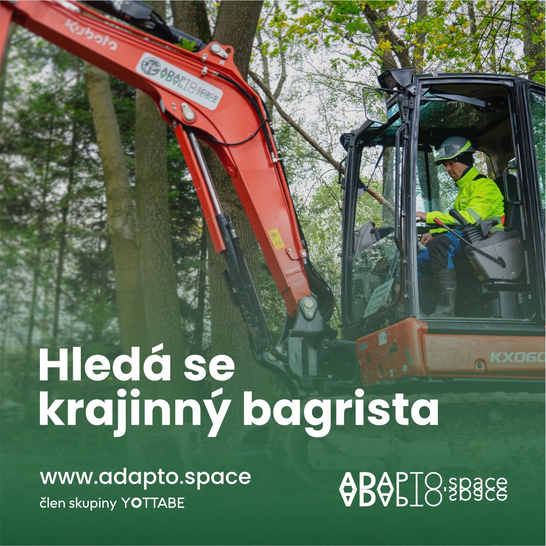 Strojník pro krajinářské úpravy se vztahem k přírodě