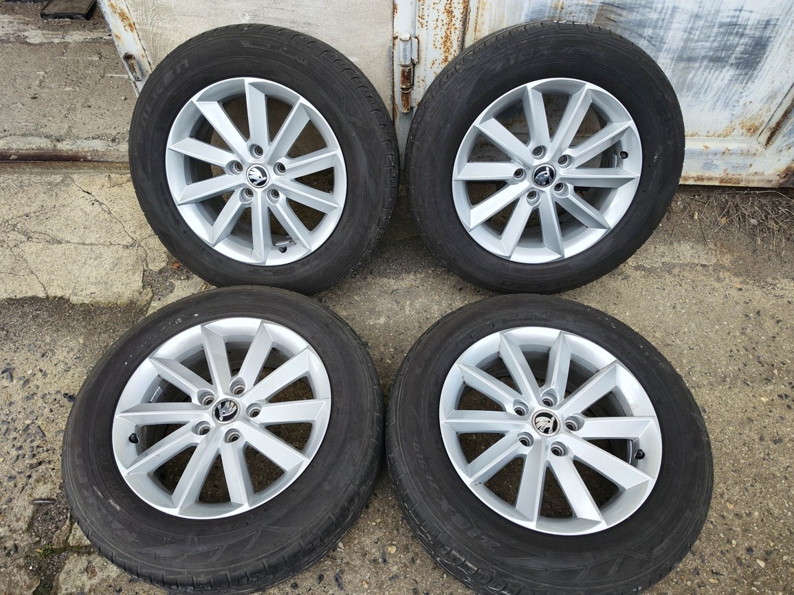 16"letní alu sada Helix 5x112 origo Škoda Superb 2 Yeti 215