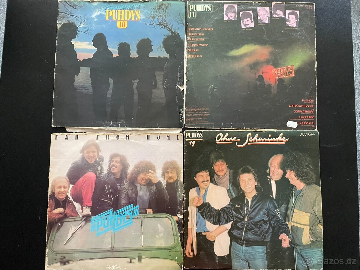 Puhdys – 4× LP (AMIGA, 1981–1986)