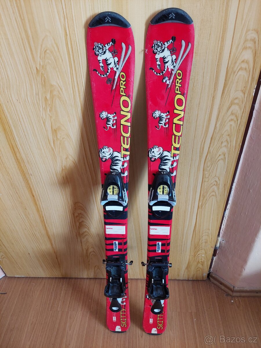 Dětské lyže 98 cm s vázáním