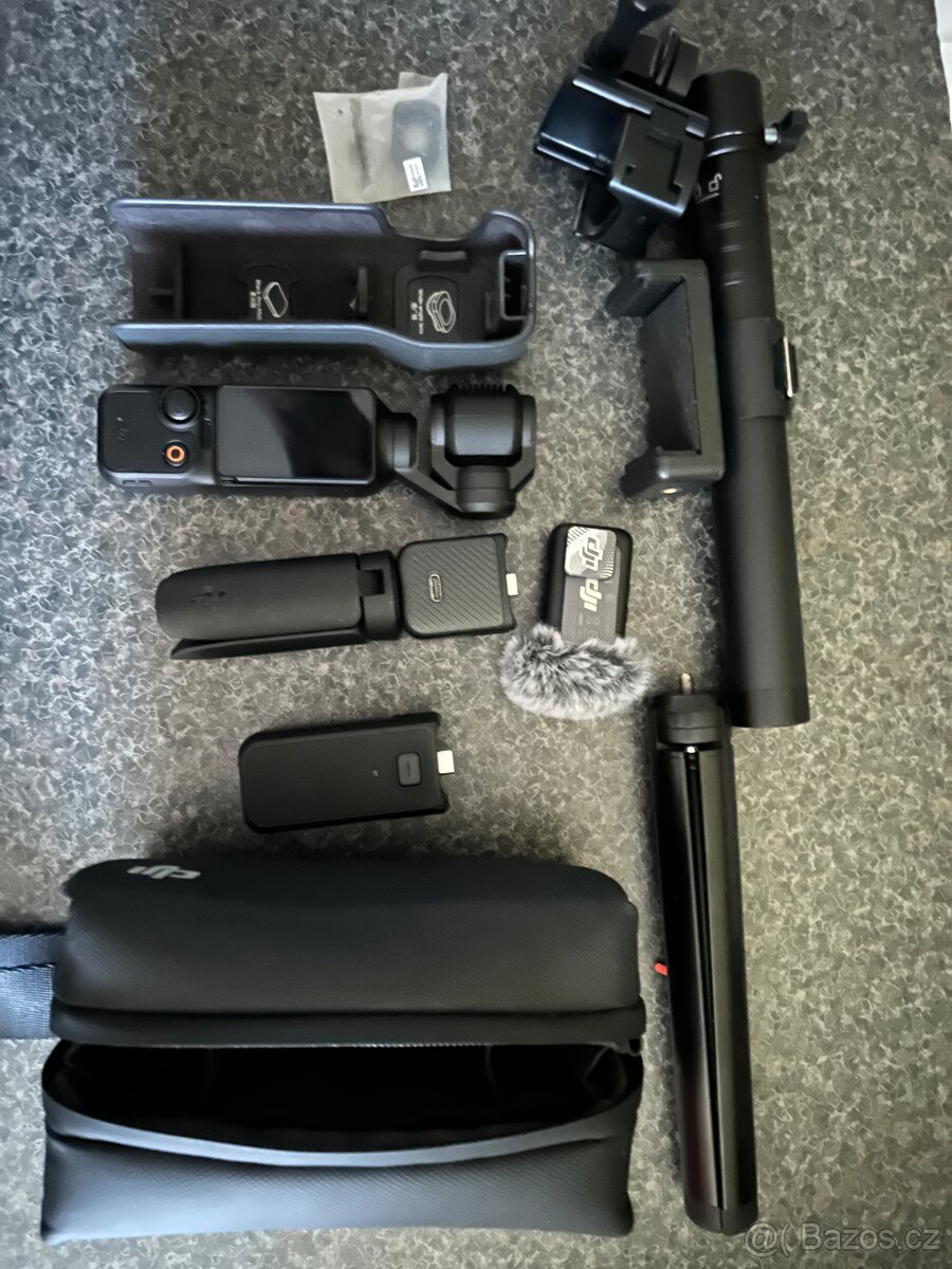 DJI Osmo Pocket 3 Creator Combo + selfi tyč