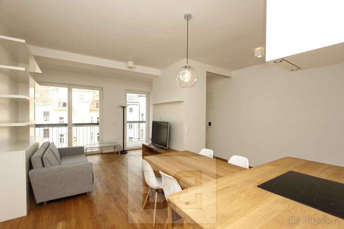 Krásný, designově řešený byt 3+kk s terasou u Stromovky