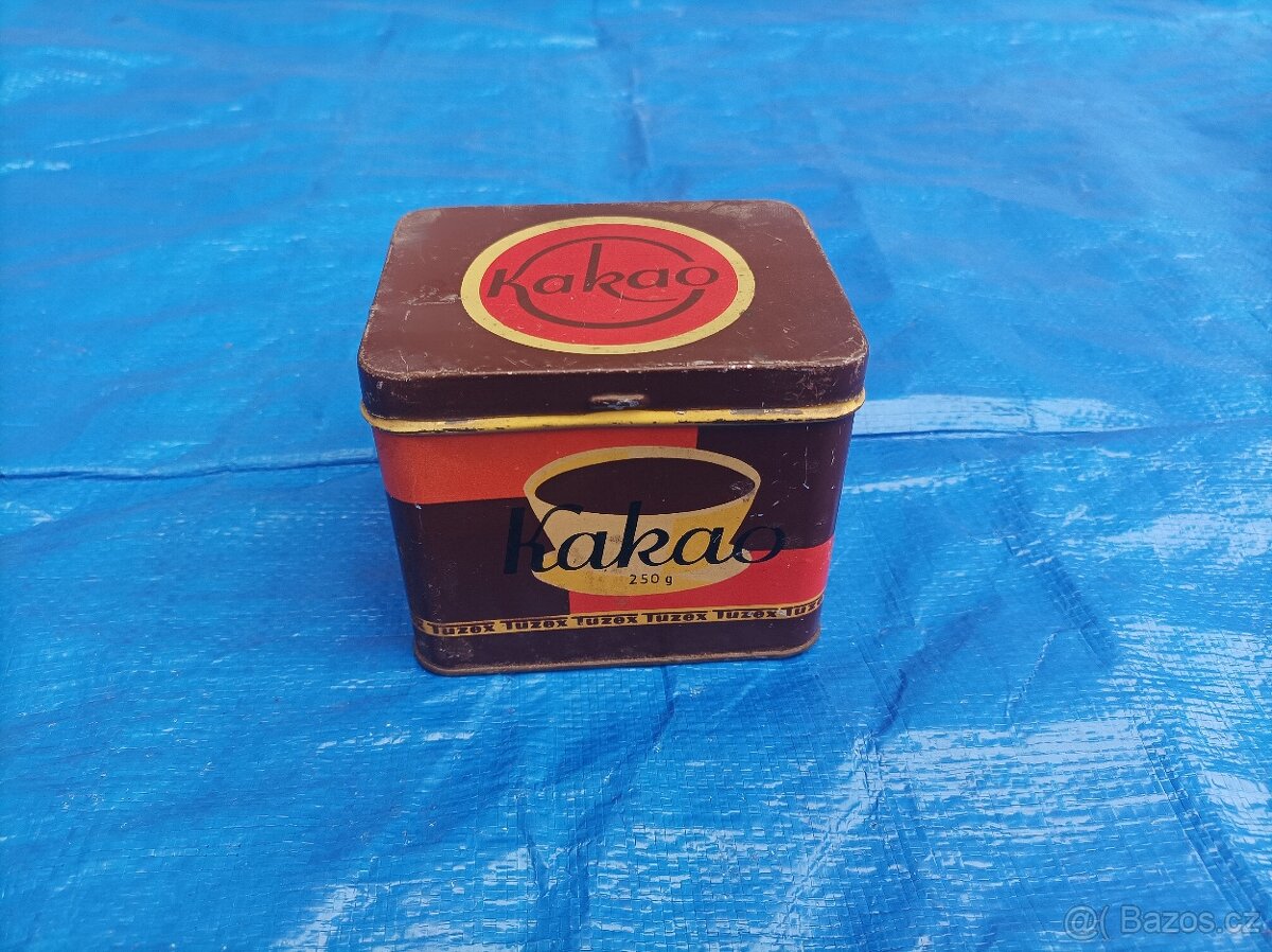 Plechová dóza Kakao Tuzex č. 2