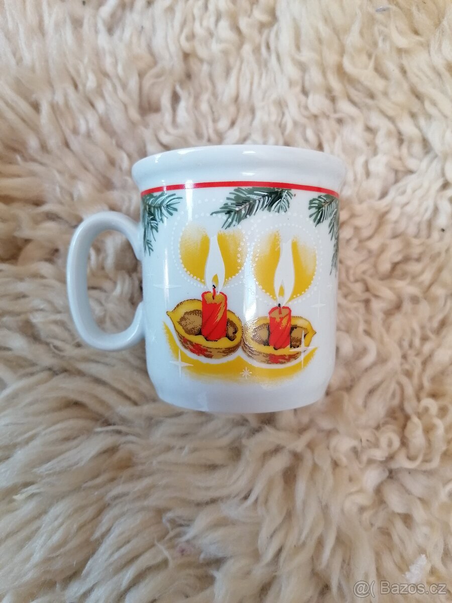 Vánoční retro hrneček