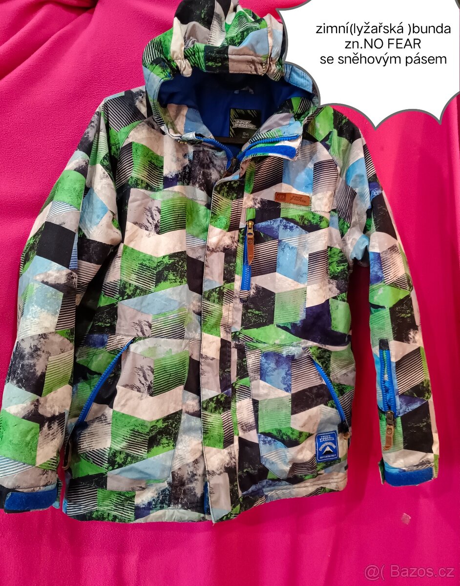 Zimní lyžařská bunda