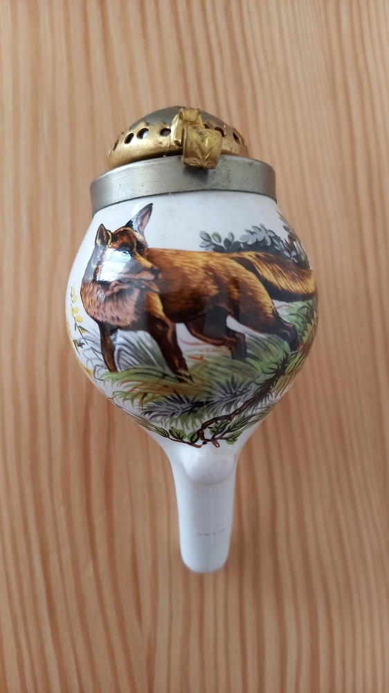 Keramická dýmka Liška - hlavička