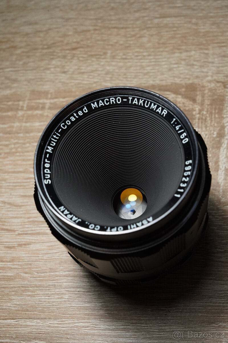 OBJEKTIV asahi pentax SUPER-MULTI-COATED MACRO-TAKUMAR 50/4,