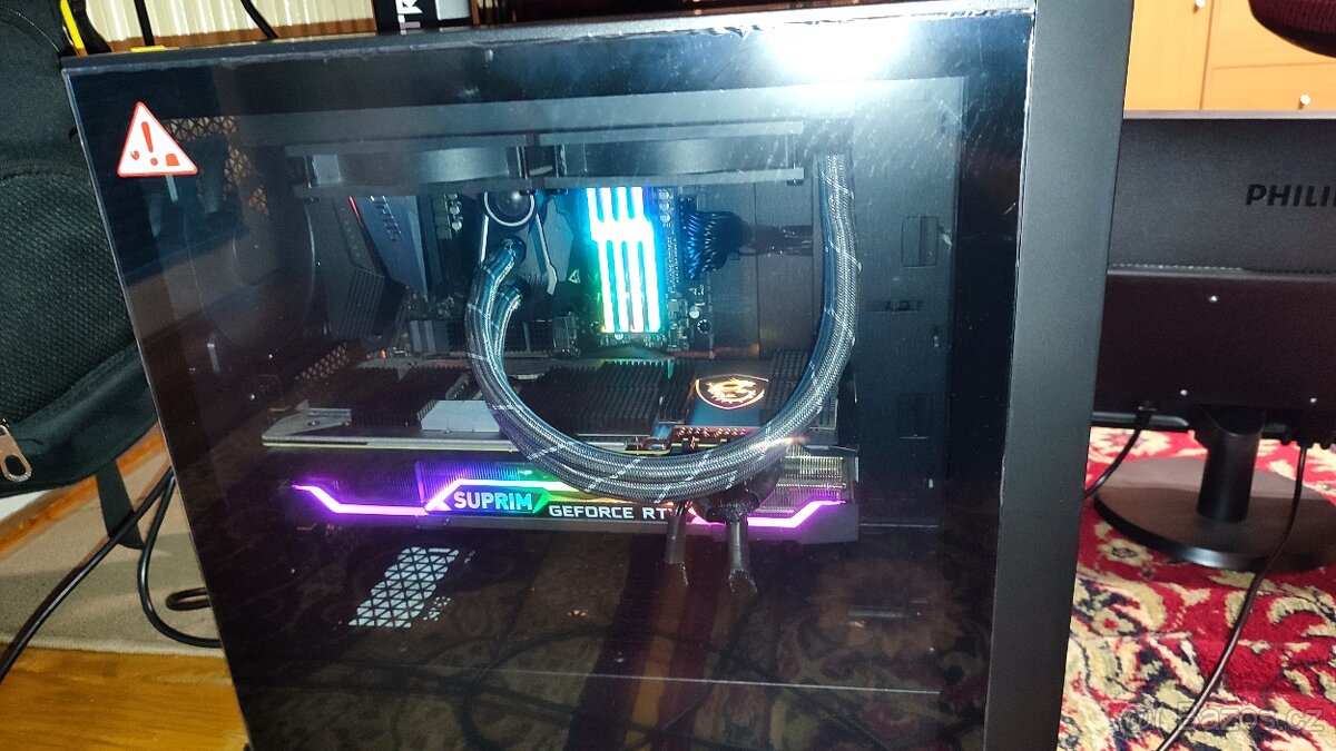 Herní PC, Ryzen 5800X, grafika 3080ti 32 GB ram. 1TB SSD