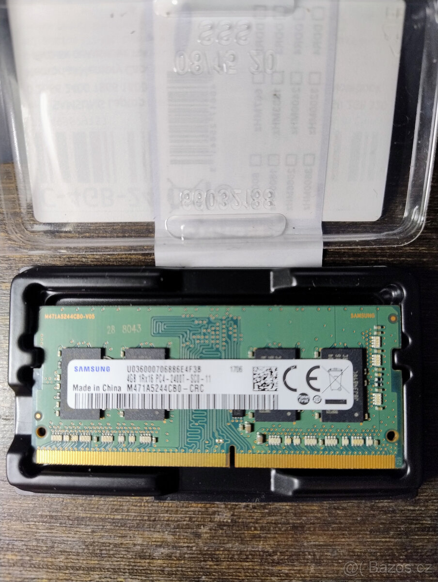 SAMSUNG SO DIMM DDR4 4GB PC4-2400T