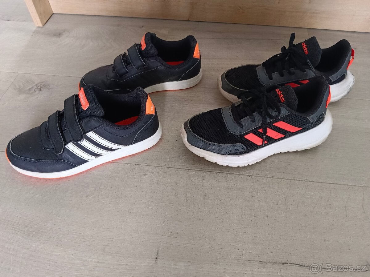 2x dětské Adidas boty - 34 vel.