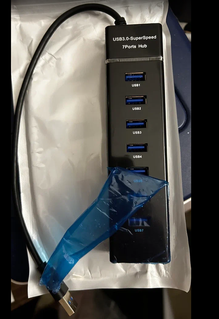 USB 3.0 SuperSpeed HUB – 7 portů (nový, nepoužitý)
