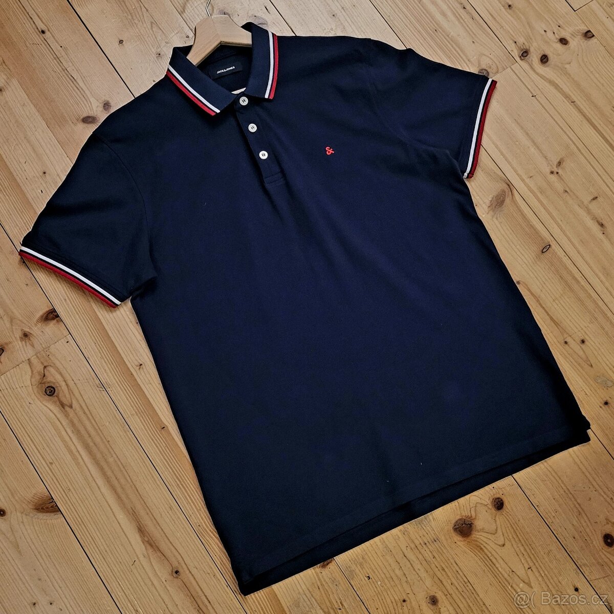 Jack & Jones Dark Blue EXTRA LARGE Short-Sleeve Polo Shirt