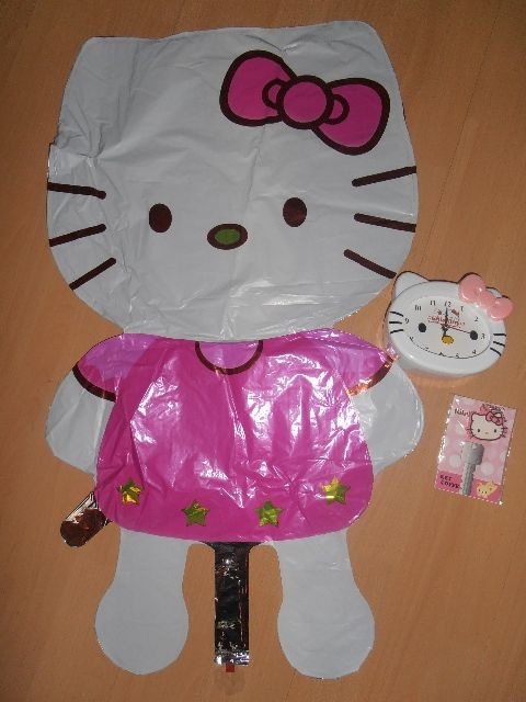 Party balon Hello Kitty kryt na klíč