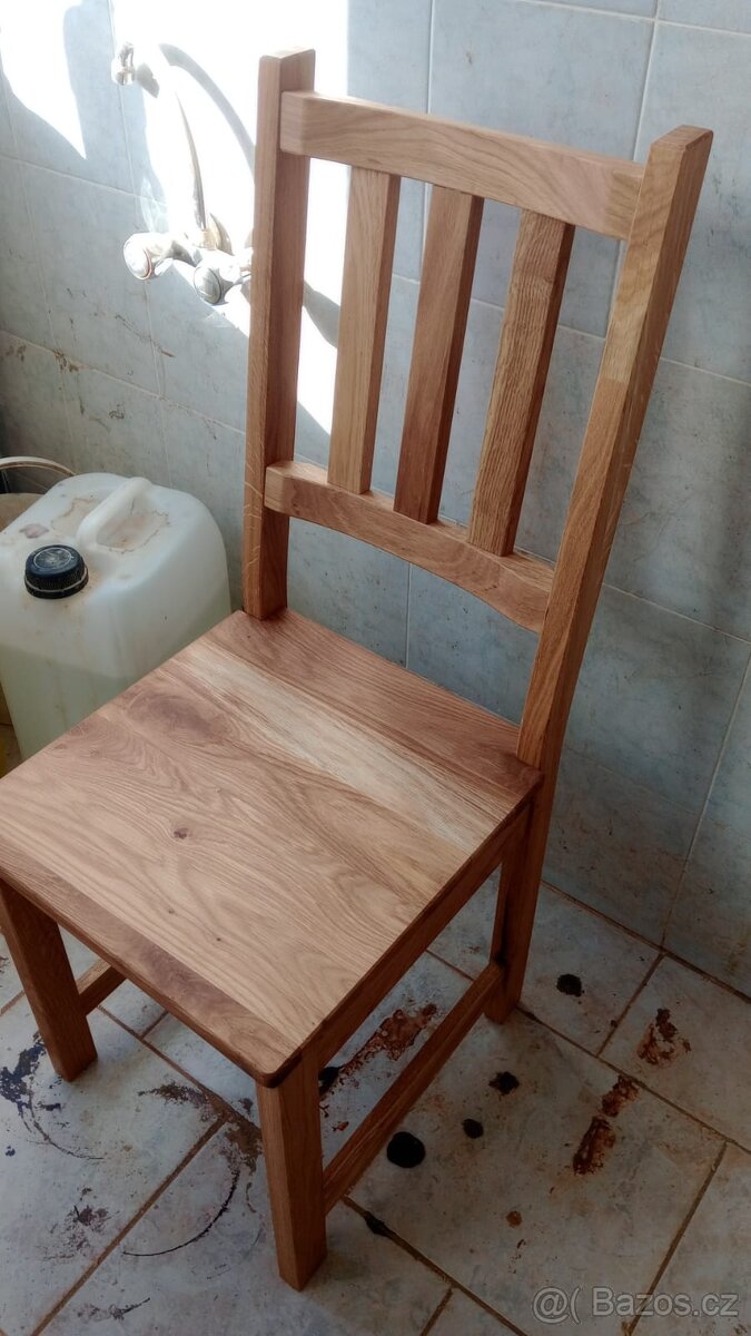 židle dub 2 akce 5+1 zdarma