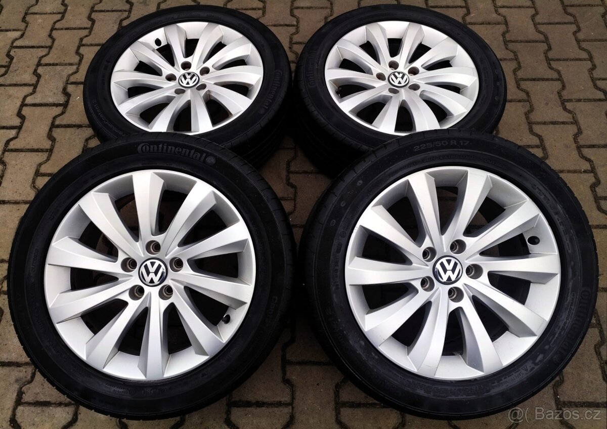 Disky originální VW Sharan, Seat Alhambra 5x112 R17