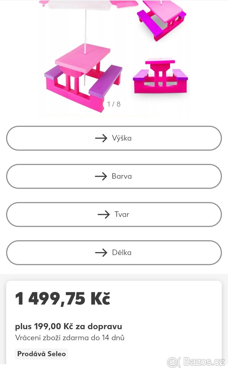 Detsky zahradni set